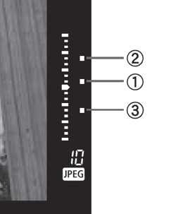 Photo of Canon EOS 1D mark II spot metering display